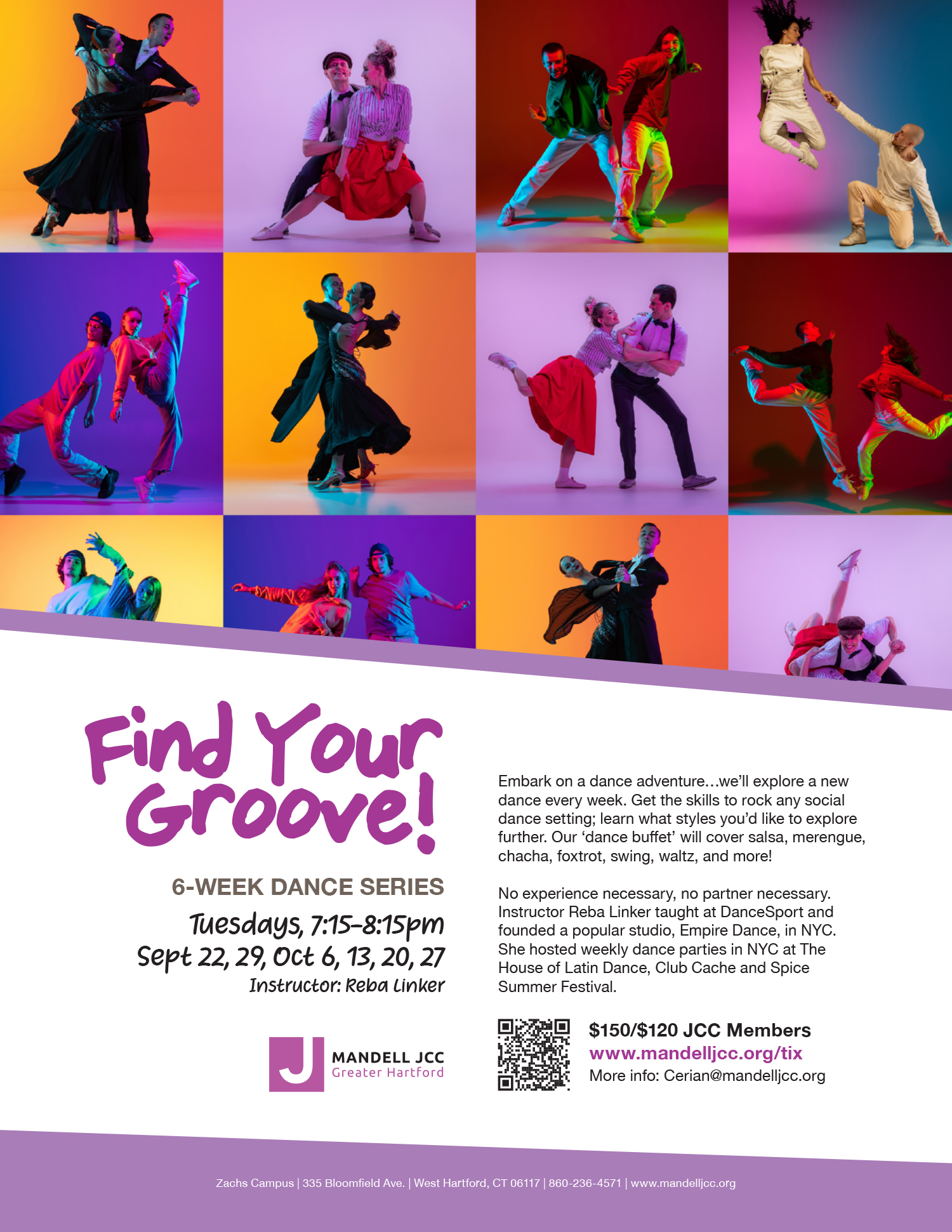 Mandell JCC of Greater Hartford - Find Your Groove! Dance Classes